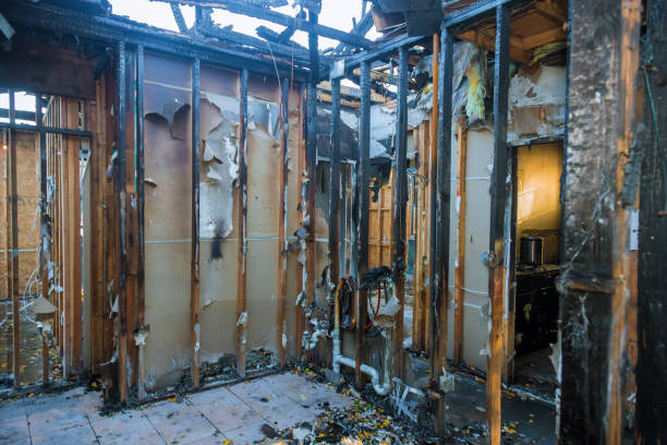 Professional Fire Board Up technician working in Oak Park, MN
